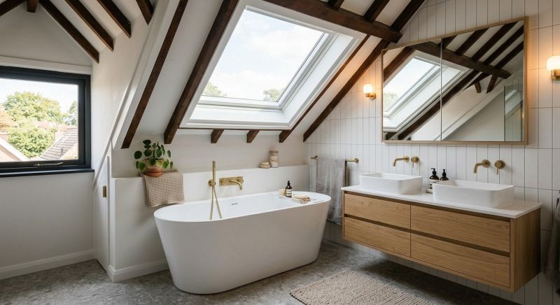 Attic Bathroom Remodeling in Bridgton, ME