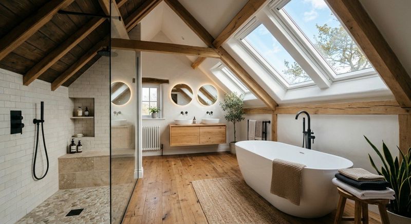 Attic Bathroom Remodeling in Bridgton, ME