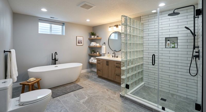 Basement Bathroom Remodeling in Bridgton, ME