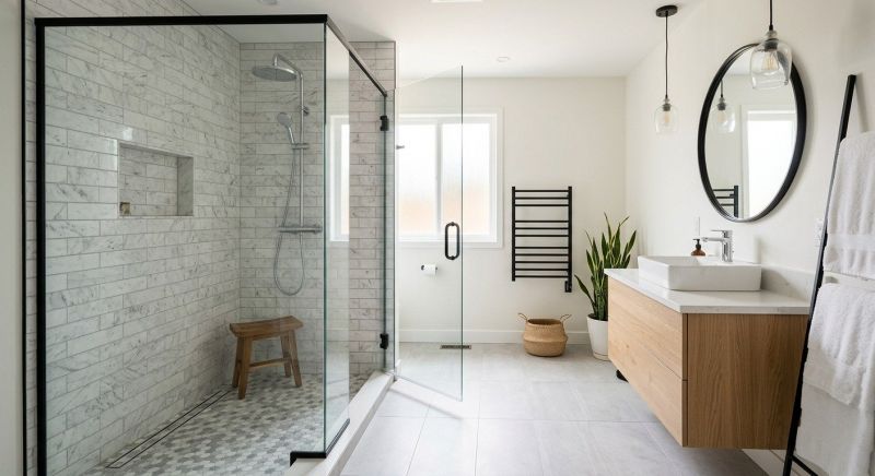 Tub To Shower Conversion in North Conway, NH